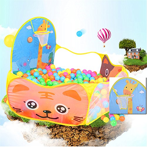 Chendongdong Children Play Tents Playpens Tents Toddler Sensory Ball Pit Play House Outdoors 120*70/30CM (not include balls)