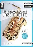 Image de Ein halbes Dutzend Jazz Duette - Vol. 1 - Altsaxophon: 6 Jazz-Playalongs (inkl. Download). Spielbuch. Musiknoten.