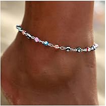 Cavigliera Donna Oro Con Campanelli - Gioiello Vintage Multistrato Per Piedi, Acciaio Inossidabile, Regolabile