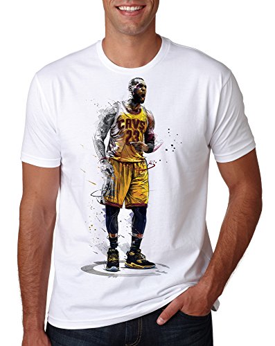 LuckyTshirt Cavaliers T Shirt Nba Art Celtics Basketball Bulls Lakers Team Sl Jersey Cleveland - S