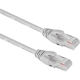 Lunatic Tkz 10 METRE BEYAZ Cat6 Rj45 Lan Kablosu U&Ccedil;LARI FABRİKASYON TAKILI Bilgisayar Modem İnternet Ethernet Kablosu (BEYAZ,