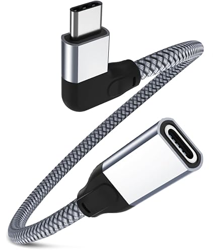 SunshineTronic 2 Cavi Prolunga Micro USB 0,2m - 5 Pin, Con ID, Doppia Schermatura, Rame Puro, Per Dati E Alimentazione - 4