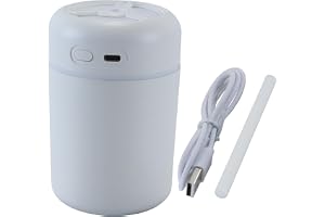 Gurtt Mini Humidifier, 300ml USB Cool Mist Small Humidifier, for Desktop, Indoor Plant, Home, Office, Desktop, Bedroom