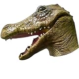 Queenshiny® Latex Tiermaske Halloween-Party-Kostüm (Krokodil-2)
