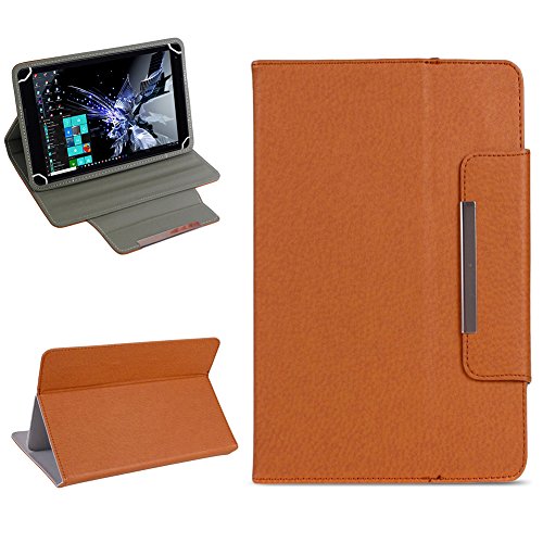 Tablet Tasche für Huawei MediaPad M3 Lite 10 Hülle Schutzhülle Case Cover Stand, Farben:Braun