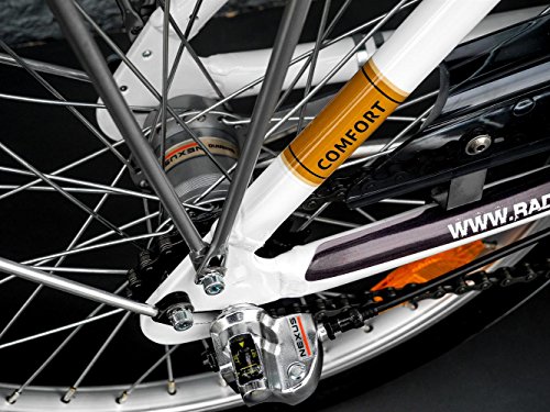 20″ Zoll Alu MIFA Klapp Fahrrad Faltrad Klapprad Shimano Folding Bike weiss - 4
