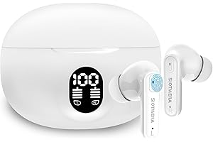 SIOTMERA Language Translation Earbuds Y113S, Real Time 144 Language Translator Device, Offline Instant Voice Translator Earbuds for Travel Business Learning, for IOS&Android, BT 5.4, White