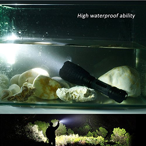 Odepro led taschenlampe Jagd Taschenlampe IP68 Wasserdicht Wiederaufladbar Handfackel Licht Für die Jagd und den Täglich Gebrauch - 5