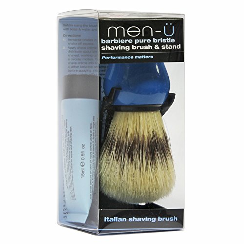 Barbiere Pure Bristle Shaving Brush Blue