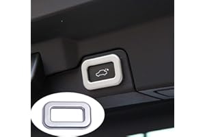 YIWANG ABS Chrom Kofferraum Tür Elektrisch Schalter Rahmen Verkleidung für Discovery 5, für Discovery Sport, für RangeRover Evoque, für RangeRover Vogue, für RangeRover Velar Zubehör