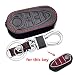 Produktbild Happyit Auto Leder Smart Key Abdeckung Fall für Alfa Mythos 159 GTO Mythos Giulietta Romeo 4C GTA-m38 3 Tasten Fernbedienung