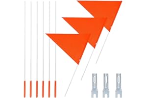 UQTUKO 3 Pezzi Gagliardetto per Bicicletta, bandierine da Bicicletta di Sicurezza in tela antistrappo per Bambini Bandierina per Bicicletta bandierina triangolare per più visibile Protezione