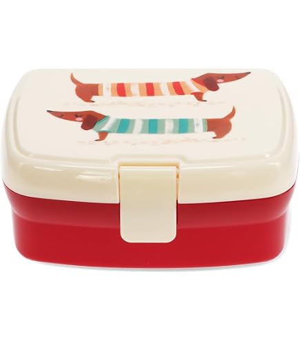 Rex London Mini Chien Saucisse – Peluche Teckel Avec Pull Rayé Et Couverture à Pois, Boîte Cadeau Illustrée, 13,5x8x4 Cm