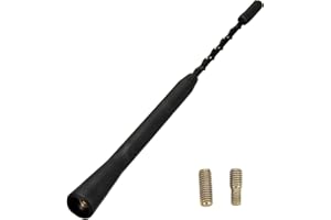 ADSPOW Car Aerial,9 inch Universal Car Radio Antenna,Car Antenna Universal Car Roof Aerial,Boost Car Radio Signal,Excellent Reception Through FM/AM/DAB radio