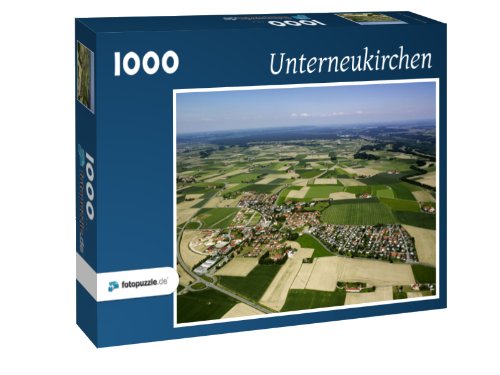 Preisvergleich Produktbild Unterneukirchen - Puzzle 1000 Teile mit Bild von oben