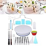 Das 73-teilige Kit besteht aus einer Kombination von BPA-freien Dekorationswerkzeugen aus Kunststoff und Edelstahl. 100% spülmaschinenfest.