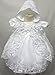 Highly Detailed Baby Girl's 2pc Christening Gown With Cape (0-6months)