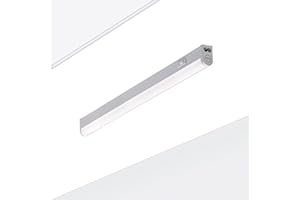 Oktaplex lighting Luminaria bajo armario cocina LED | Riga 9W Luminaria bajo armario con interruptor | blanco cálido 3000K extensible | longitud: 54cm