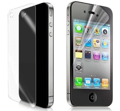 Nice thin iPhone 4/4s full body screen protector Clear (3 Front x 3 Back), for a perfect protection by TB1 Products ®