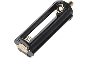 luosh Portabatteria in plastica di Tipo cilindrico per 3 convertitori da AAA a 18650