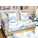 Produktbild Pastorale sand haar kissen Beidseitig verwendbare abdeckung handtuch Staub-sand-haar-F 70x70cm(28x28inch)