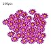 Produktbild Artificial Flower Rose - 100pcs Artificial Flowers Party Wedding Home Mini White Daisy Flower - Feel Basket Blush Blossom Bear Single Dusty Yard Multi-colored Bulk Arrangement Dark Wholesale