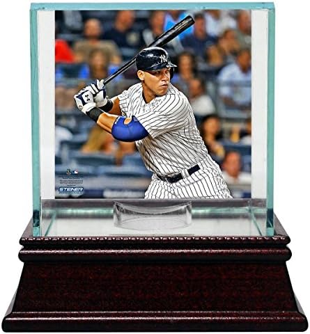 MLB New York Yankees  Aaron Judge New York Yankees Glass Single Baseball Caseaaron Judge New York Yankees Glass Single Baseball Case