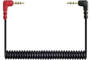 Alphatec Cavo di ricambio SC7 da 3,5 mm TRRS a TRS – Microfono, Audio & Lavalier per smartphone RODE VideoMicro VideoMic Go BOYA 80 cm…