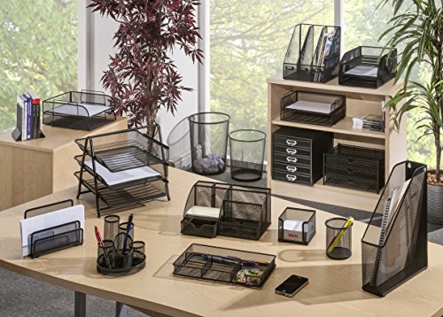 Osco WMR5-BLK - Estanter  a de almacenaje de malla con 5 estantes