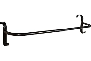 Stubbs Rug Rail Hook-On Long Black S889