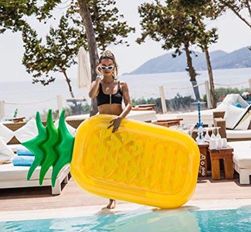 Lady of Luck Hinchable Piña, Inflable Gigantes Flotador PVC Verano al Aire Libre Playa de Vacaciones de Ocio Diversión Piscina Agua Juguete para Adultos y Niño