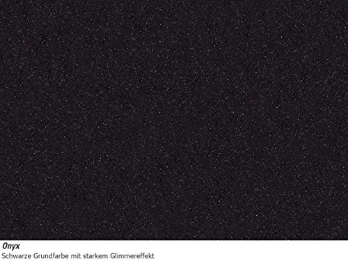 Franke Prince Küchenarmatur Hochdruck Einhebelmischer Laufeiser Gewebeschlauch edelstahlgehäuse mit Einbrenn Lackierung onyx, 115.0184.253 - 3