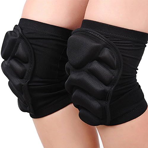 ANHORNG Protective Knee Pads, Thick Sponge Anti-Slip, Impact Short 3D Padded Knee, For Snowboard Skating Skiing Roller Padded Pants Protective Gear 2 knee packs (XL)