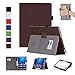 Produktbild ISIN Premium PU-Leder Schutzhülle Tasche Stand Cover für Huawei MediaPad M3 Lite 10 BAH-AL00 und BAH-W09 10,1" WiFi 4G LTE Tablet PC Handy(Braun)