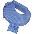 Oscar Home Nursing Pillow Suitable for 0-12 Month Child (Blue) for Breastfeeding & Bottle Feeding, Enhanced Posture Support with Double Straps. Great for Breast Feeding Moms