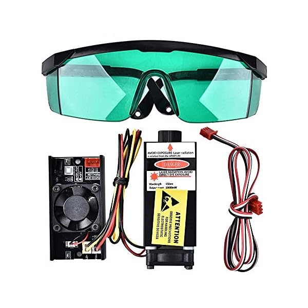 Upgrade CNC 3018 Pro Fräsmaschine Laser Graviermaschine,Vogvigo Holz Router Kit GRBL Steuerung DIY Mini CNC Maschine 3D Graviermaschine, 3 Achsen Kunststoff Acryl PCB PVC Fräse mit Offline Controller