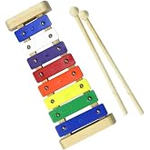 Midex Orf-KSL-8 Knitting Tools Xylophone 8 Note Ton Wood True Tones
