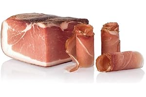 ‎SALUMI PASINI Südtiroler Speck leicht geräuchert 250g Salumi Pasini® | Italienische Delikatessen Tiroler Schinken | Stück Tiroler Speck luftgetrocknet