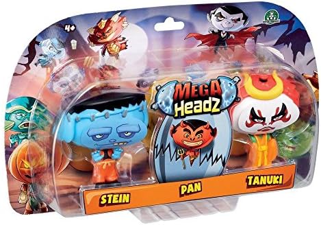 Mega Headz HEW02311 Triple Figure Pack Characters at Random