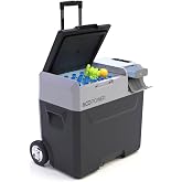 ACOPOWER PX50 12/24/220Volt 50Litre Kompres&ouml;rl&uuml; Tekerlekli Outdoor Oto Buzdolabı (Ak&uuml; Dahil Değildir)