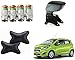 Auto Pearl Premium Quality Car Accessories Combo of Car Tyre Air Alert Valve Cap Set of 4 Pcs. & Black Designer Car Neck Rest Set of 2 Pcs. & Premium Quality Car Armrest Console Box Grey. For Chevrolet Beat Type-2 RS.1527.00