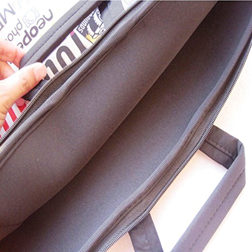 Laptop TASCHE BEUTEL 15-15,6″ zoll Fall Neopren mit Griff und Gurt für Notebooks Dell HP Apple Macbook Samsung Toshiba #Tiger# - 5