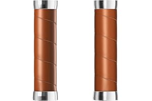 Brooks Slender Leather Grips (130 + 130 mm) -Honey-New22, Guidolina Misto, Oro, Standard