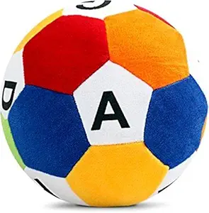 Babique Ball Alphabetic Plush Soft Toy Cute Kids Birthday Animal Baby Boys/Girls (25 cm ABCD)