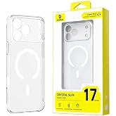 Baseus Crystal Slim iPhone 17 Pro Max Şeffaf Magsafe Kılıf