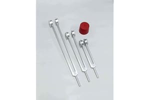 Tuningforkshop Otto 32, 64 and 128 Hz Tuning Fork Set for Healing with Activator & Pouch