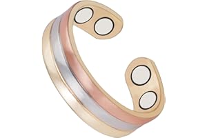 WOLLET Verstellbarer, gesunder, magnetischer Kupferring von Wallet, für Arthritis bei Männern und Frauen - CPR-0932