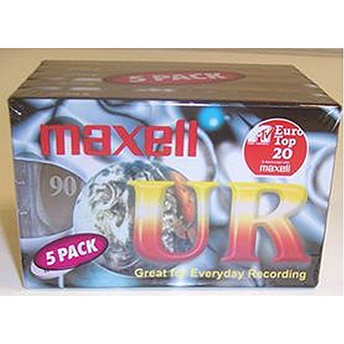 Preisvergleich Produktbild Maxell Cassette Audio ur 90 minutes, pack de 5