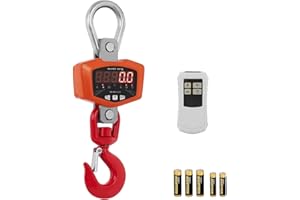 Steinberg Systems Bilancia Sospesa Bilancia a Gancio SBS-KW-3000KE (3 t / 0,5 kg, LED, 20-3.000 kg, Kg/lb, Alluminio pressofuso, Acciaio legato)