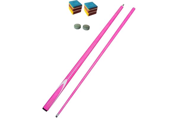LOVIVER Queue de Billard en Fibre de Carbone 57" 1/2 Split Snooker Cue Bâton de Billard pour Hommes Femmes Joueurs de Billard Adultes